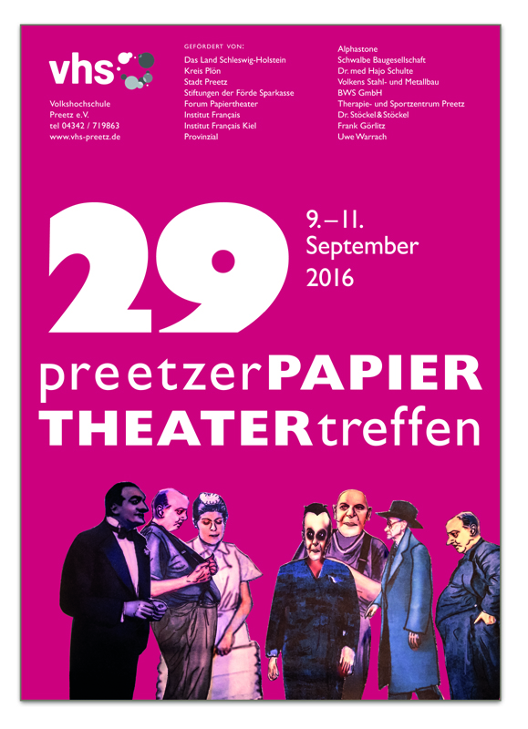 29e Rencontres Internationales des Théâtres de Papier à Preetz