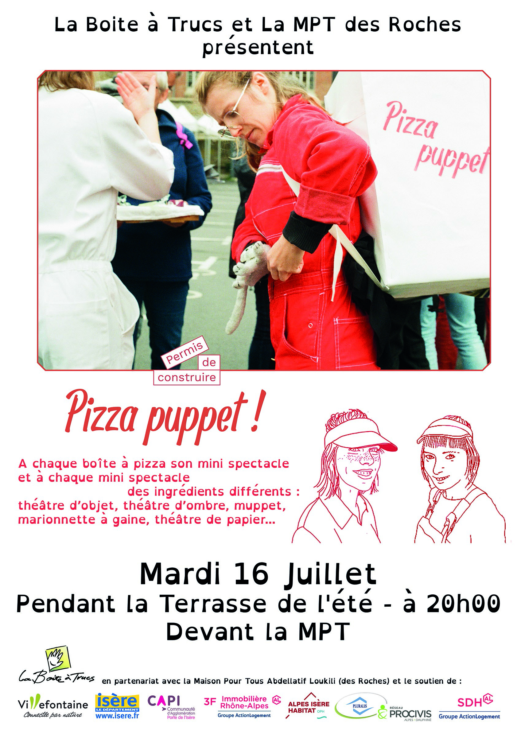 Pizza Puppet - 16 Juillet de 20h00 à 21h00