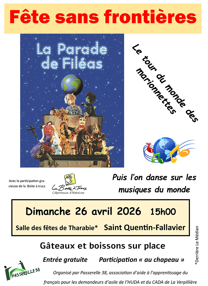 Fête sans frontières / le 26/04 à 15h00